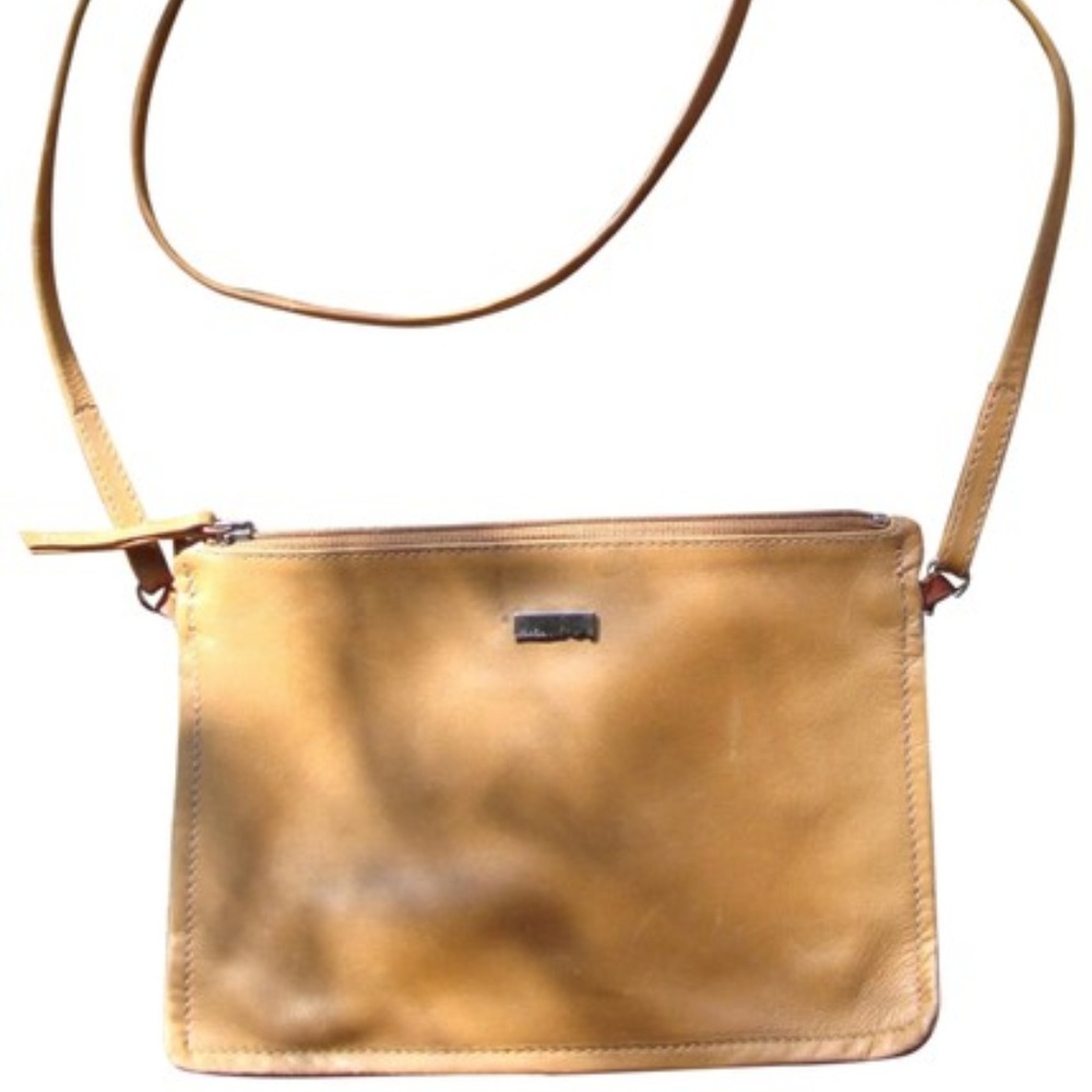 Max Mara Little Leather Vtg Crossbody Purse
